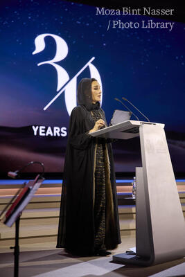 Their Highnesses attend celebration of 30 years of Qatar Foundation