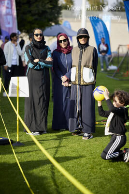 Her Highness attends National Sport Day activities at Qatar Foundation