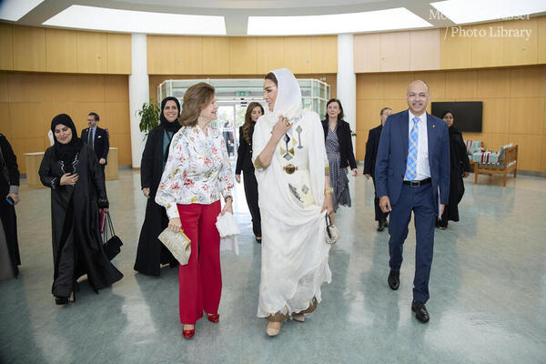 Her Highness attends the Social Entrepreneurship Program showcase for the Mentor Arabia and Akhlaquna Initiatives